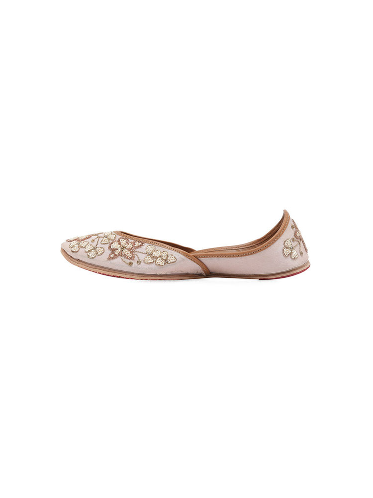 NR BY NIDHI RATHI Pink Embellished & Embroidered Ethnic Juttis-picture-39