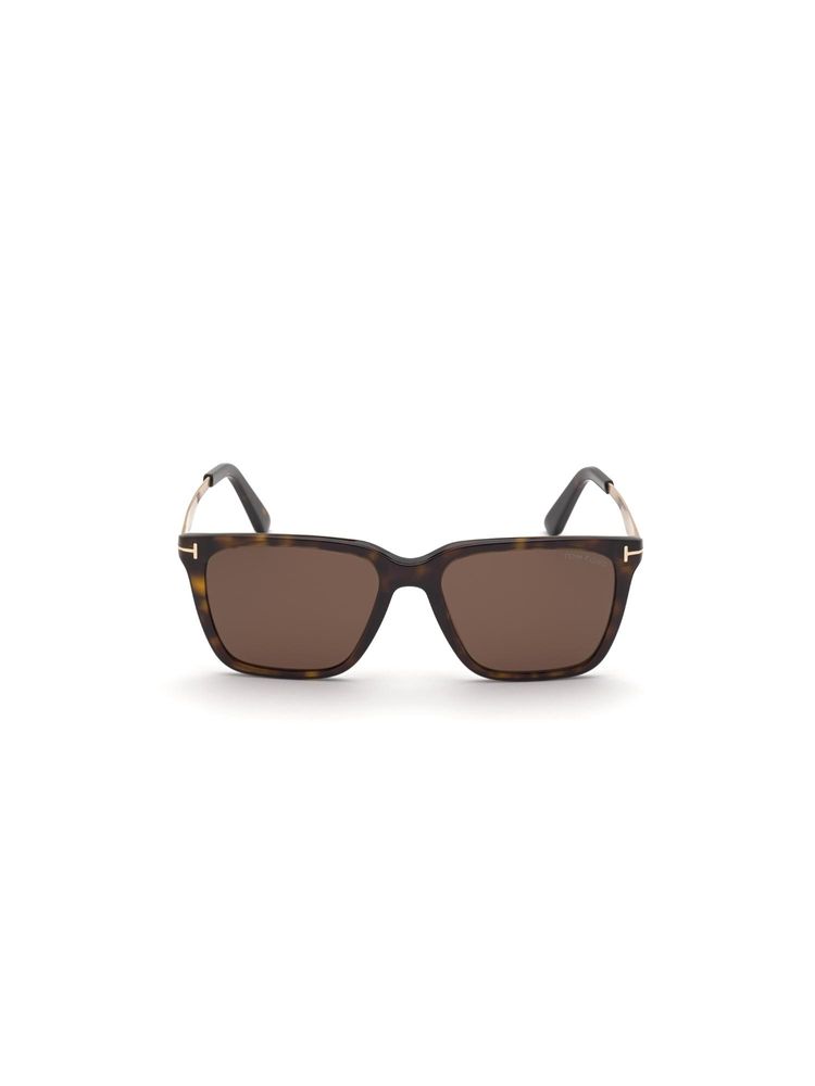 Tom Ford FT0862 54 52E. Brown Solid Acetate Square Sunglasses (54)-image-23