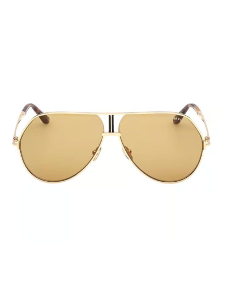 Tom Ford FT1281 63 30E. Brown Solid Metal Pilot Sunglasses (63)-image-39
