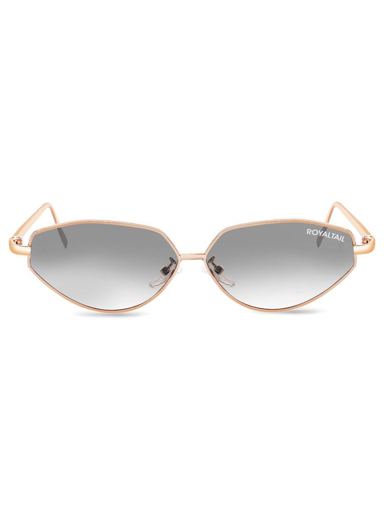 ROYALTAIL RT-SUNG-056 Grey Solid Metal Cat Eye Sunglasses (55)-picture-21