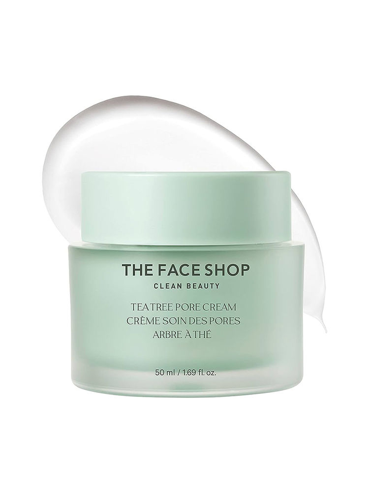 The Face Shop Tea Tree Pore Cream - Korean Moisturizer with AHA, Salicylic Acid (BHA) & PHA for Acne-picture-28