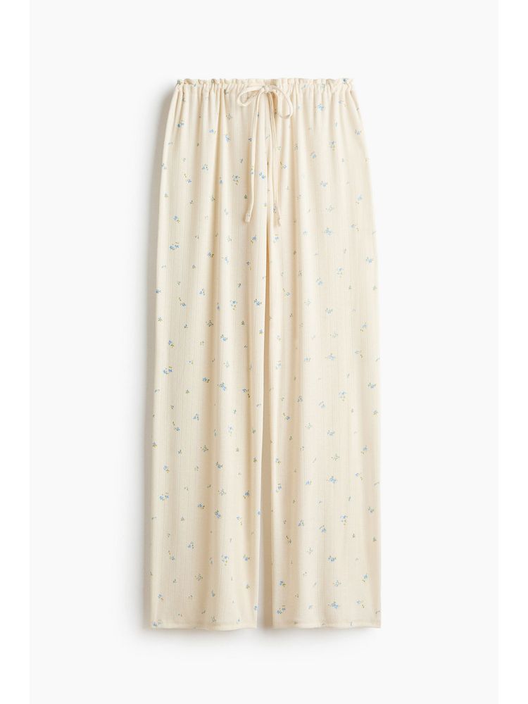 H&M Women White Pointelle Pyjama Bottoms-picture-27