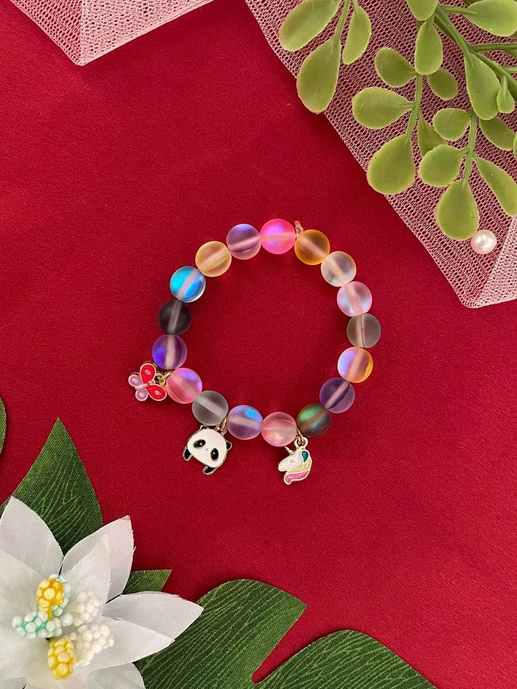 Digital Dress Room Multi-Color Mini Butterfly Panda Unicorn Bracelet-image-14