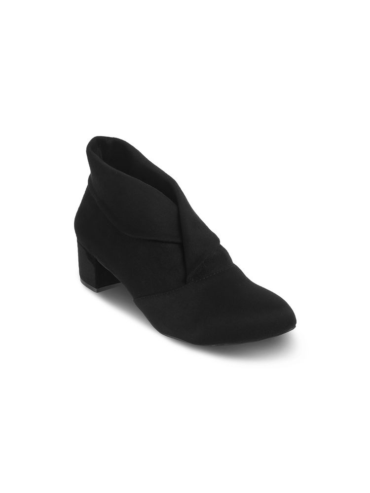 PEPPER Women Block Heel Casual Boots Black-image-40