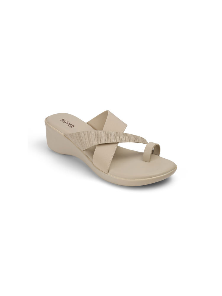 PEPPER Women Platform Heeled Sandals Ivory-image-28