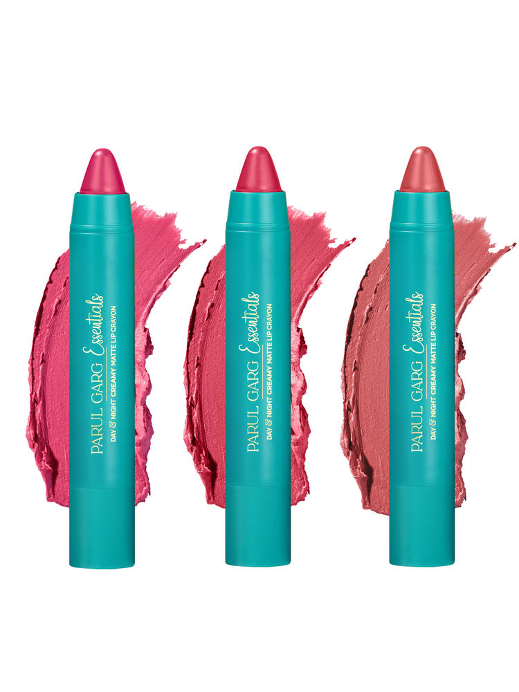 Parul Garg Beauty Blush Bloom Creamy Matte Lip Crayons - Pack Of 3-picture-11
