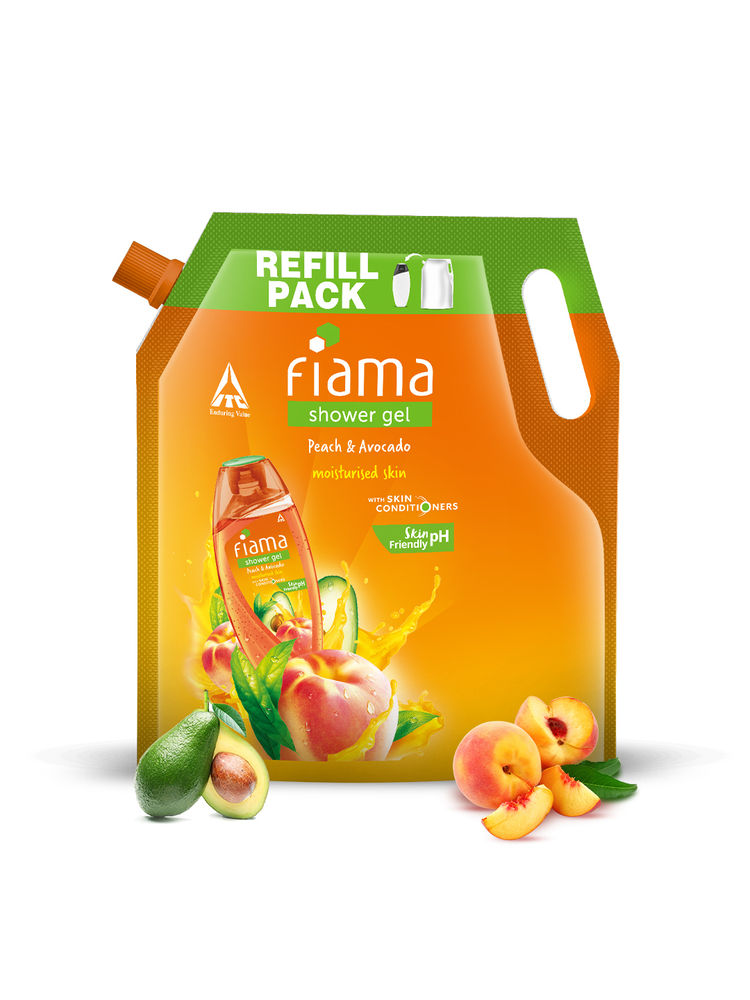 Fiama Shower Gel Peach & Avocado with Skin Conditioners for Soft Moisturised Skin-picture-12