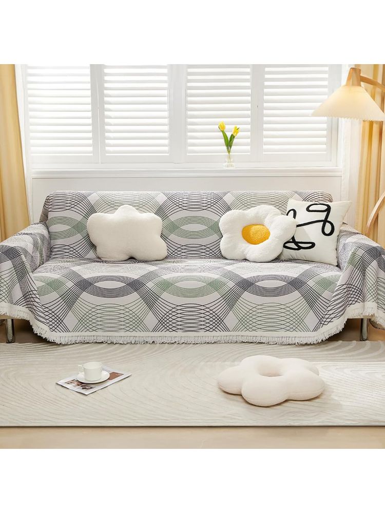 Kuber Industries Decorative Chenille Sofa Throw For Indoor Outdoor-image-14