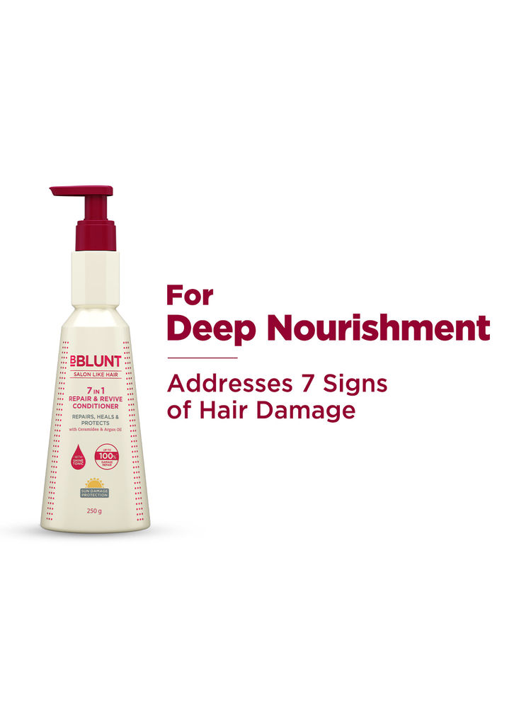 BBlunt 7 in 1 Repair & Revive Conditioner For Hair Damage Repair-picture-22