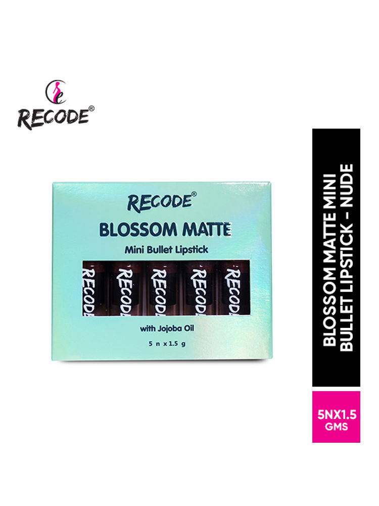 Recode Blossom Matte Mini Bullet Lipstick – Set Of 5-image-20