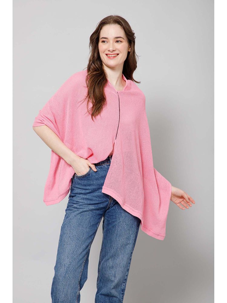 Zelena Nursing Cover - Multi-Use Breathable Feeding Apron for Mothers - Pink-picture-15