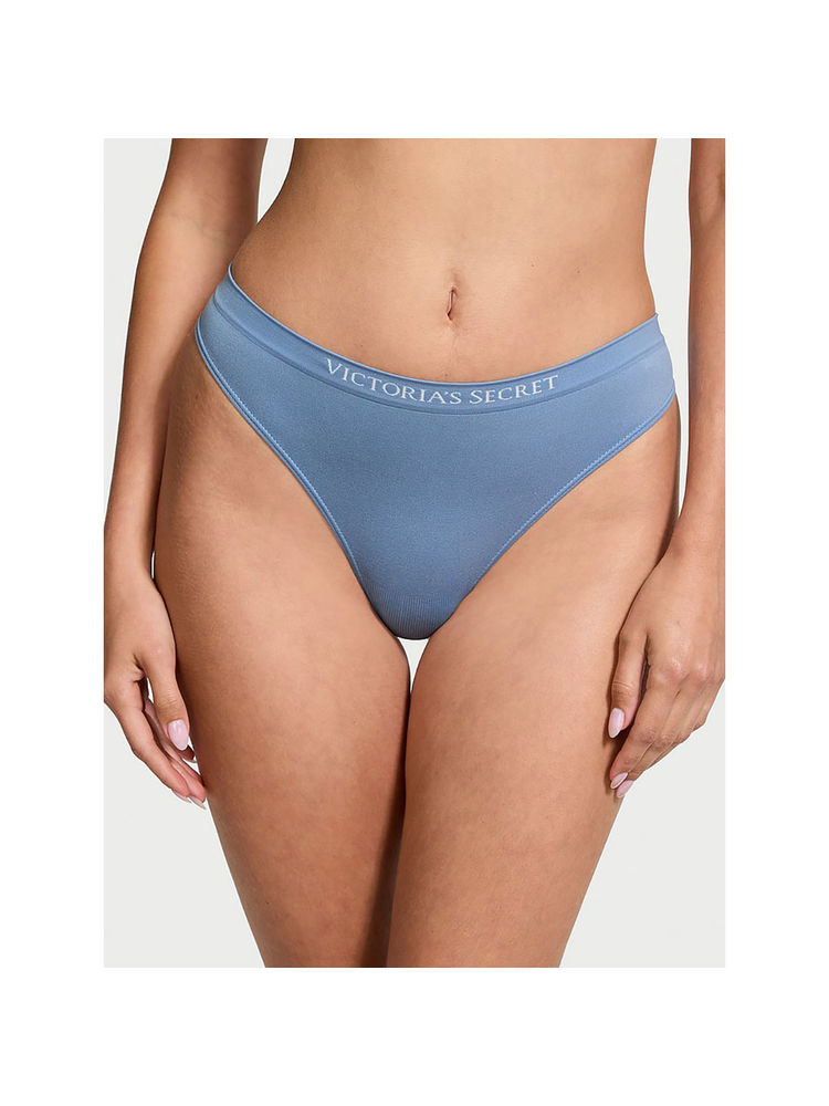 victoria's secret intimates Victoria's Secret Seamless Thong Panty Blue-picture-16