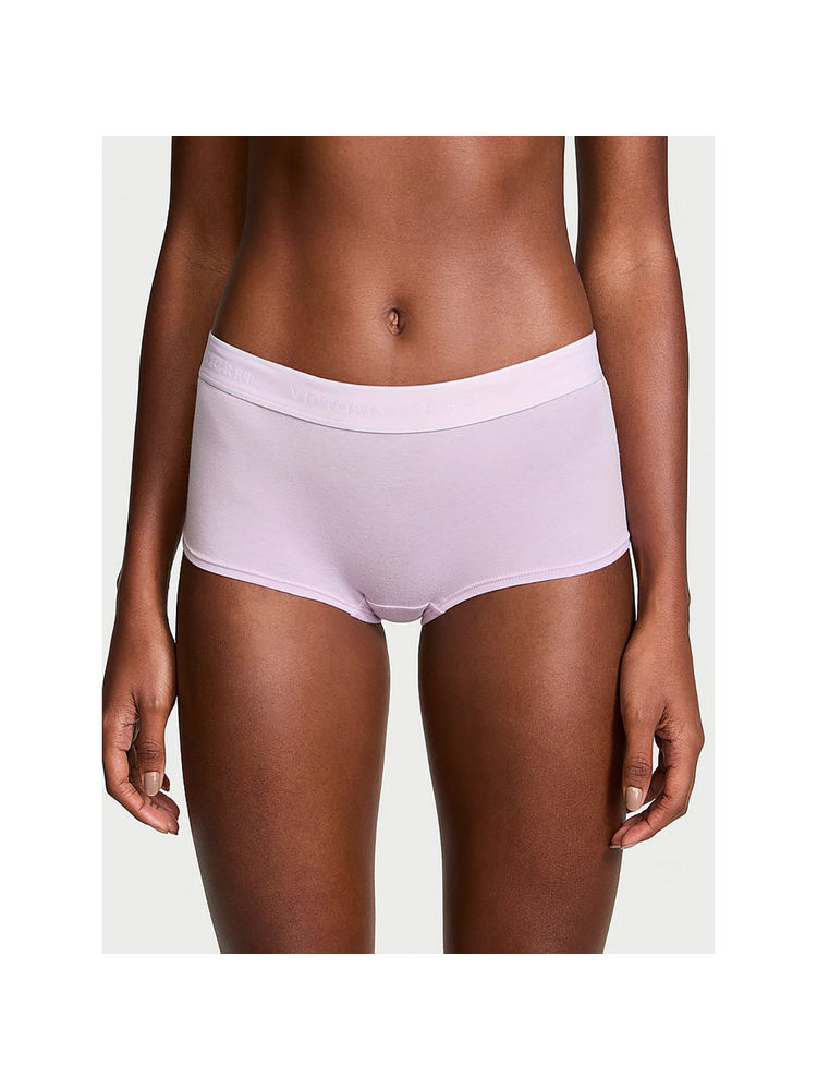 victoria's secret intimates Victoria's Secret Cotton Logo Cotton Shortie Panty Purple-picture-20