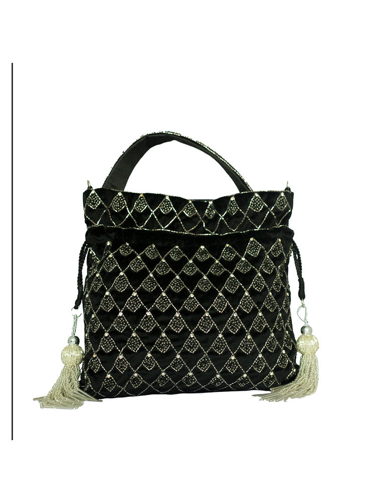 Angeline Black Potli Bag-picture-10