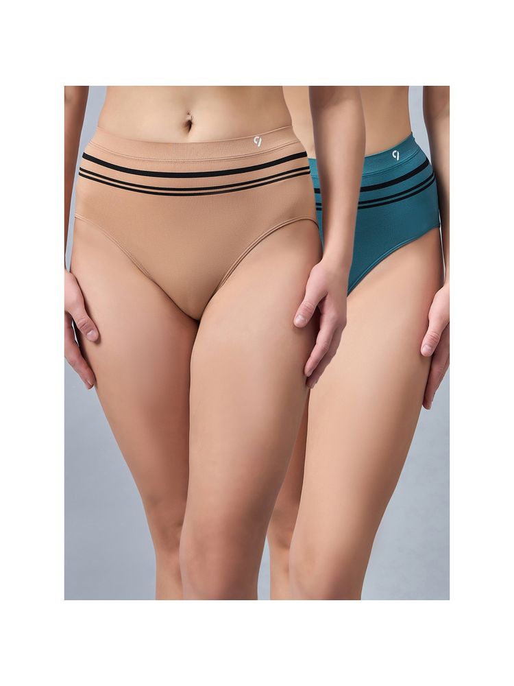 C9 Airwear Solid Seamless Hipster Briefs for women (Pack of 2)-picture-23