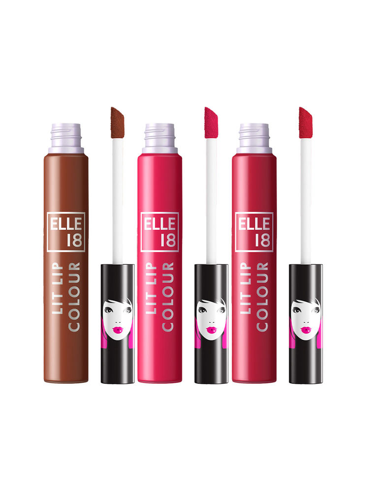 Elle 18 Liquid Lipstick - Glam Combo-picture-12