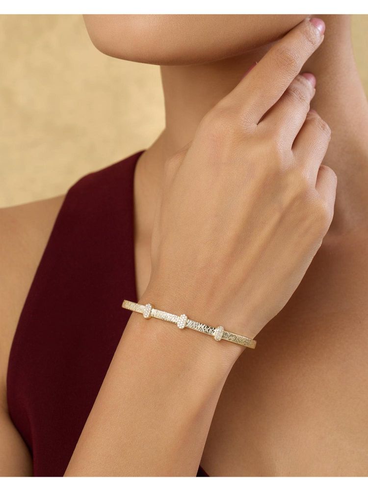Indinoor Gold Oran Everyday Cuff Bracelet-picture-33