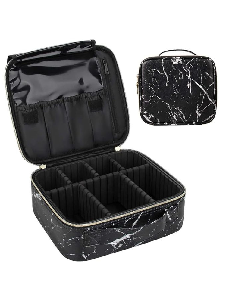 Rhe Cosmetics Travel Makeup Bag - Black Marble-picture-25