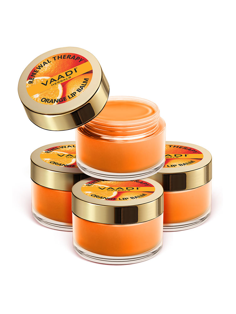 Vaadi Herbals Value Lip Balm - Orange & Shea Butter-image-45