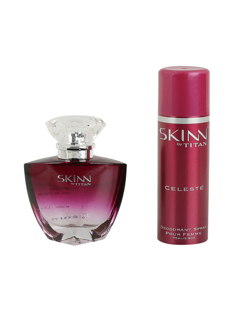 Skinn By Titan Set of Women Celeste EDP 50 ml & Deo 75ml - Gift for HER-image-22