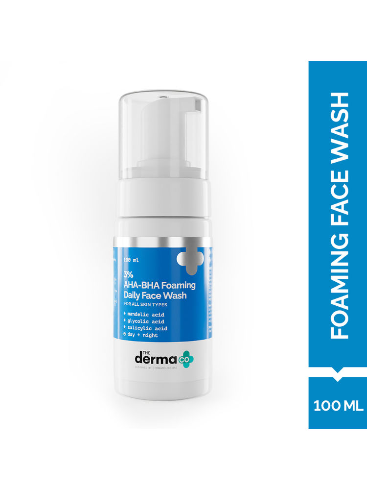 The Derma Co 3% AHA-BHA Foaming Face Wash for Acne Control-image-19