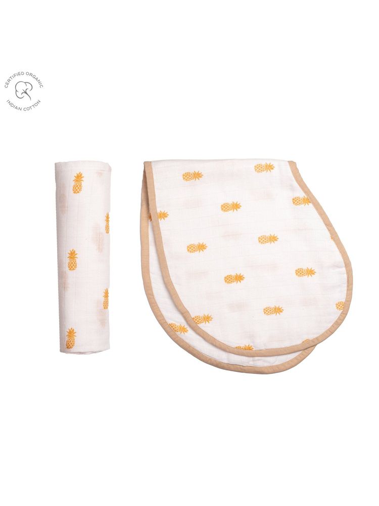 Masilo Organic Muslin Burp Cloth & Bib-picture-35