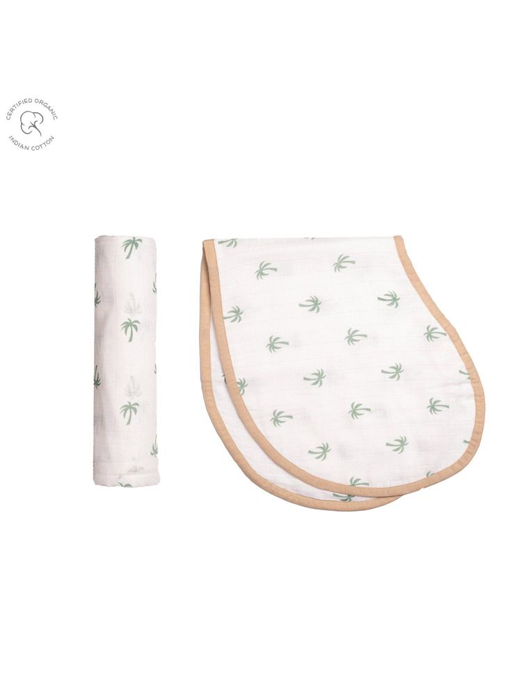 Masilo Organic Muslin Burp Cloth & Bib-picture-39