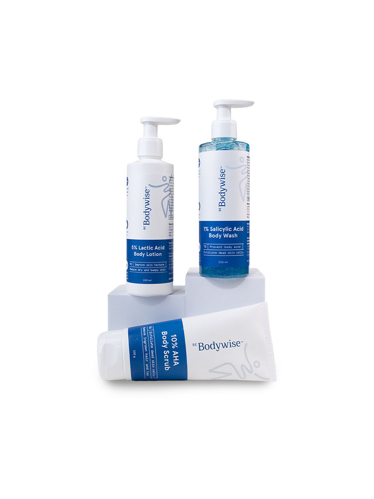 Be Bodywise 16% Actives Strawberry Skin Pack Fights Keratosis Pilaris, Tiny Bumps & Strawberry Skin