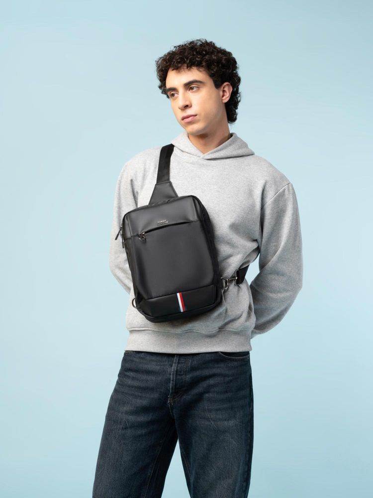 tommy hilfiger accessories Tommy Hilfiger Unisex Crossbody Sling Bag Heath - Black-picture-43