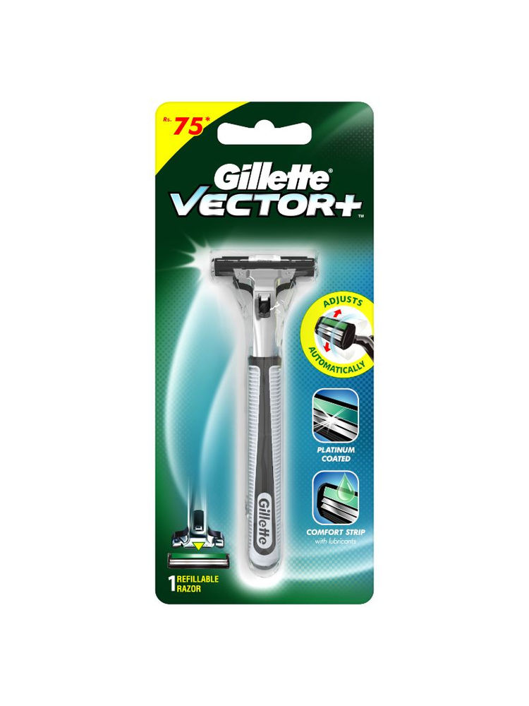 Gillette Vector Manual Shaving Razor For Men