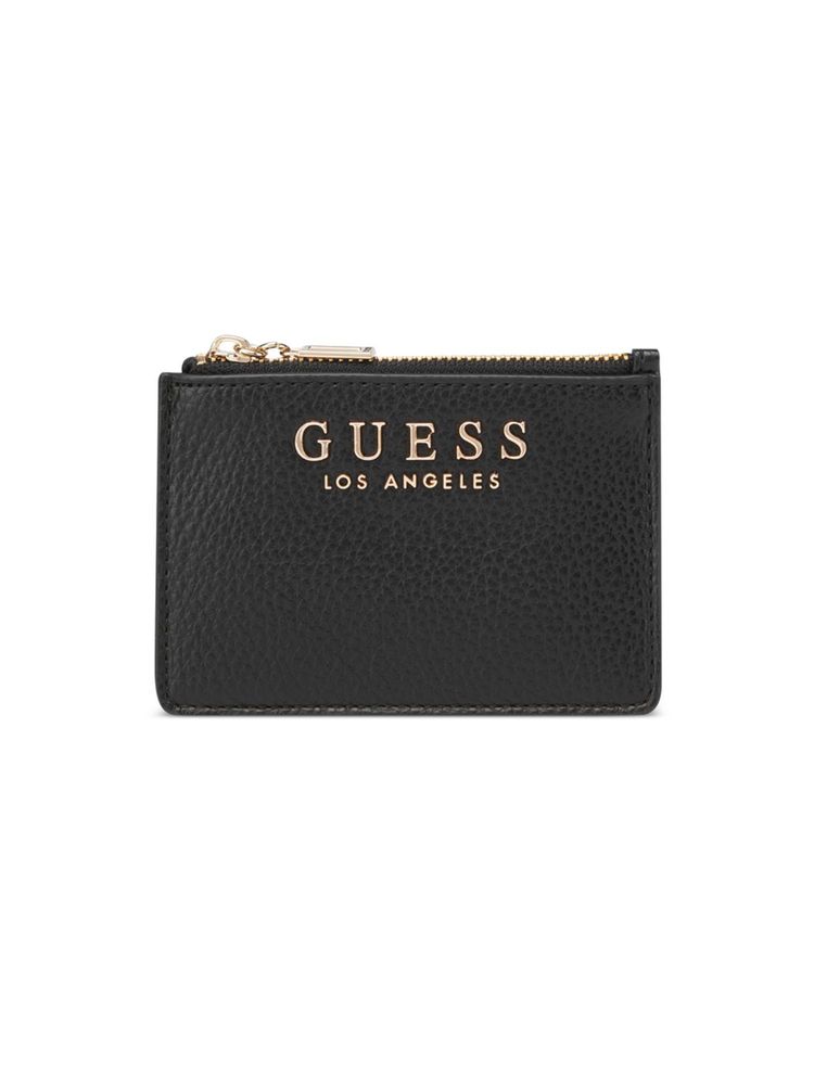guess fashion Guess Black Textured Alisha Card Case-picture-38