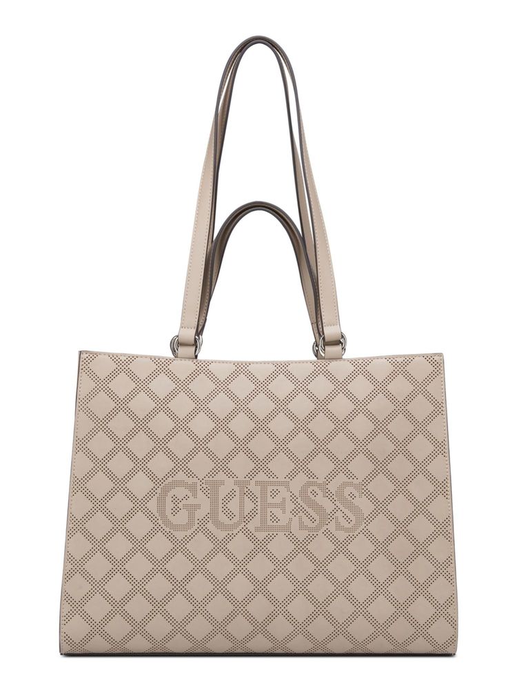guess fashion Guess Taupe Textured Forber Shoulder Bag-picture-18
