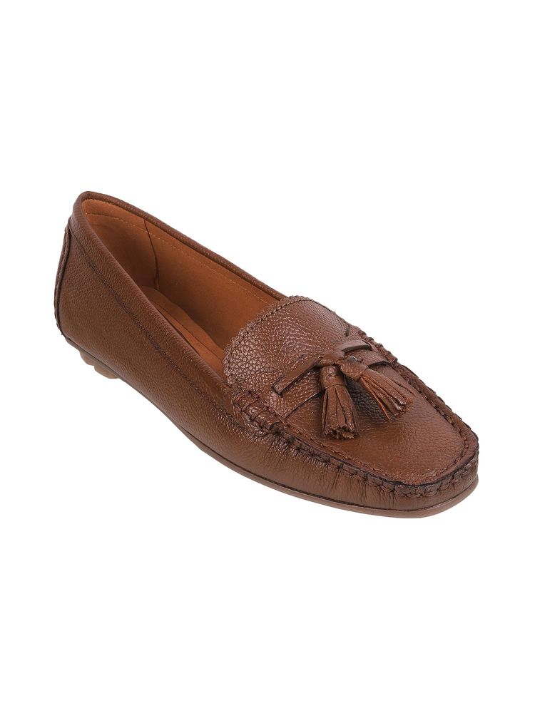 Catwalk Women Stylised Moccasins - Tan-picture-48
