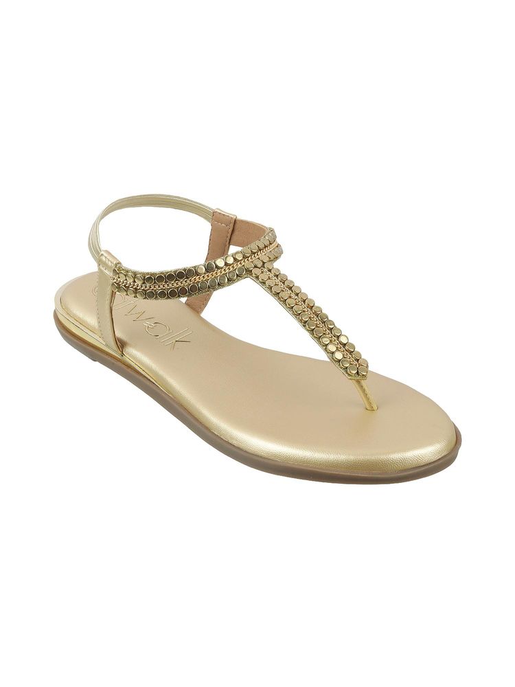 Catwalk Women Stylised Sandals - Gold-image-42