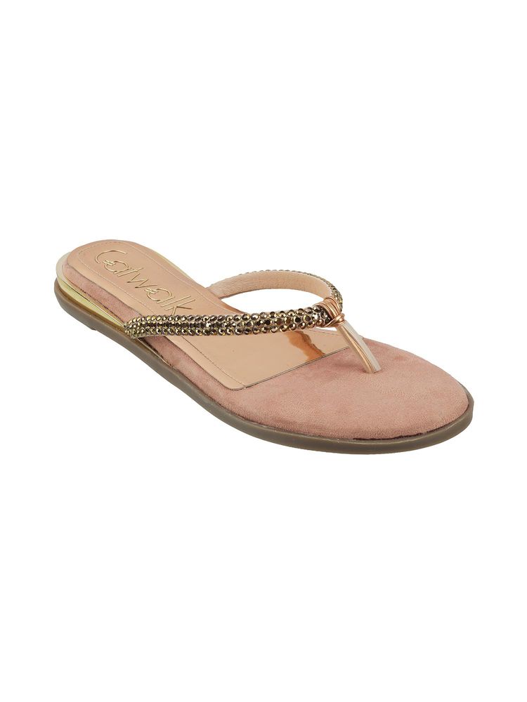 Catwalk Women Stylised Flats - Gold-image-0