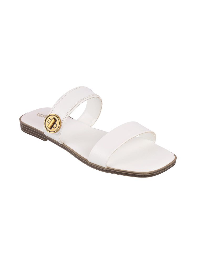 Catwalk Women Stylised Flats - White-image-41