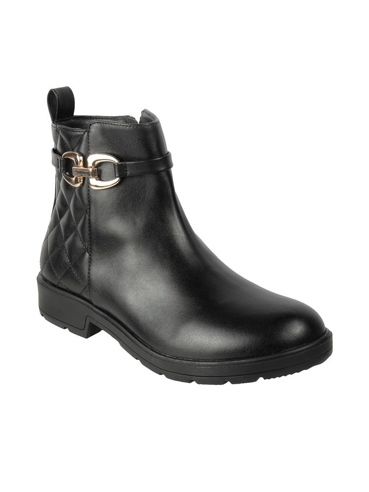 Catwalk Women Stylised Casual Boots - Black-image-10