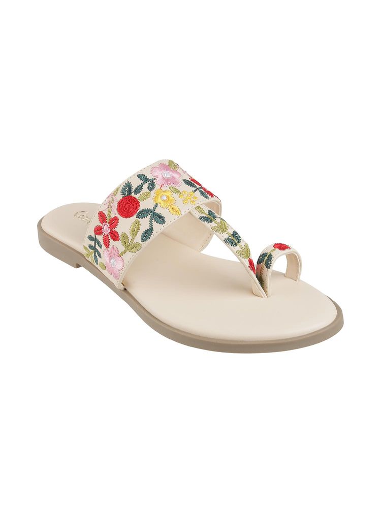 Catwalk Women Stylised Flats - Beige-picture-19