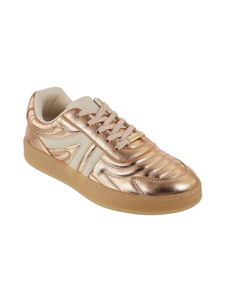 Catwalk Women Stylised Sneakers - Gold-image-40