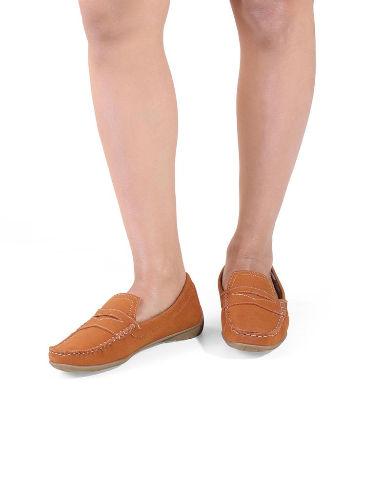 Catwalk Women Stylised Loafers - Tan-image-48
