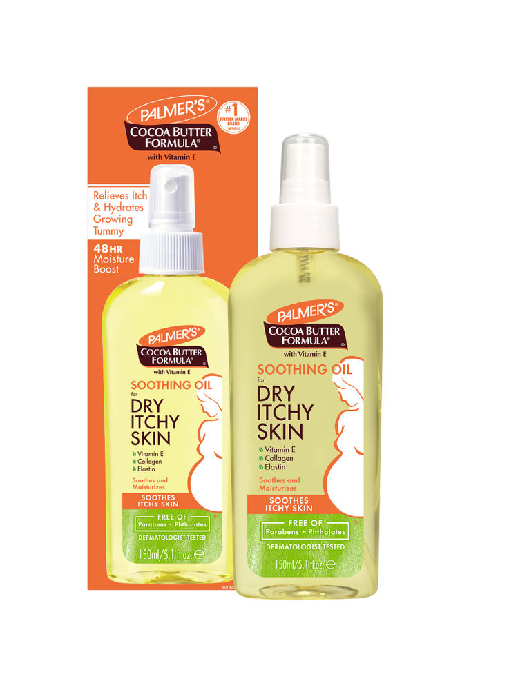Palmer's Cocoa Butter Soothing Oil Spray For Dry Itchy Skin Relief, Preganancy Safe