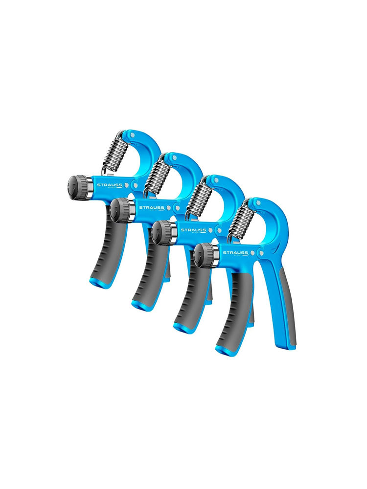 Strauss Blue & Grey Adjustable Strengthener Hand Grip (Pack of 4)-picture-19