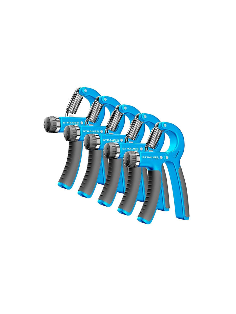 Strauss Blue & Grey Adjustable Strengthener Hand Grip (Pack of 5)-picture-14