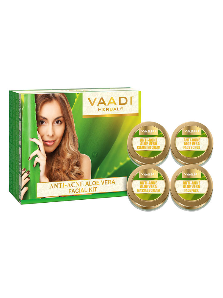 Vaadi Herbals Anti-Acne Aloe Vera Facial Kit-image-26