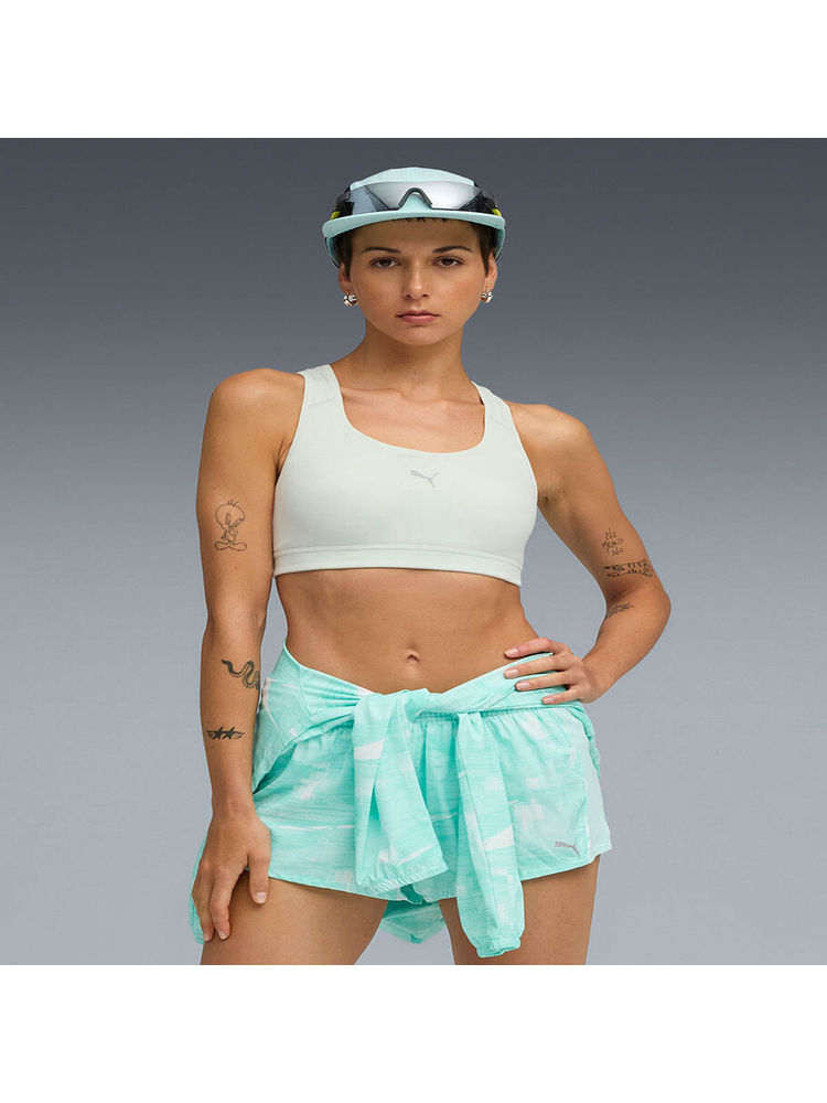 Puma 4Keeps Womens Green Running Sports Bra-picture-44