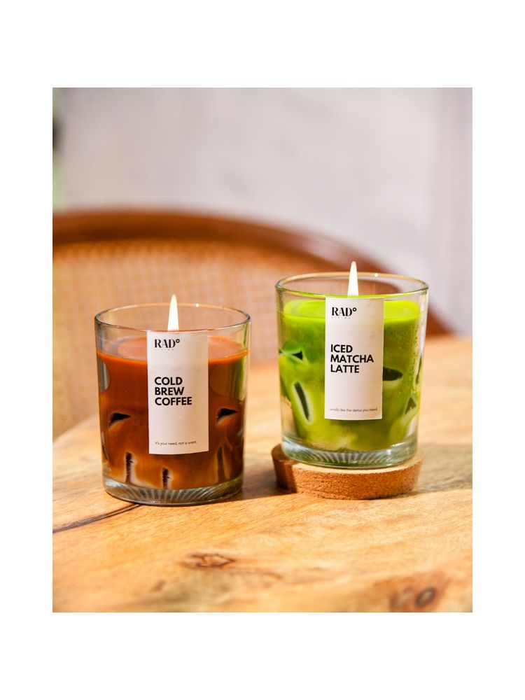 Rad Living Iced Matcha and Cold Brew Scented Candle Set of 2 Gift Box-picture-13
