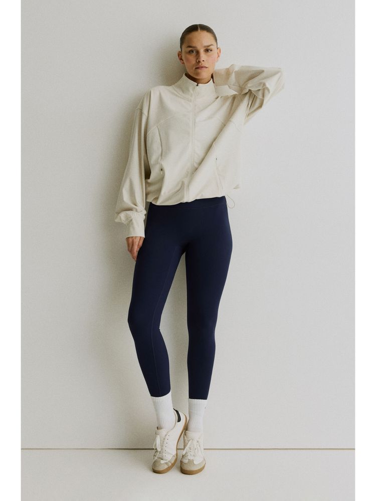 H&M Women Blue Sports Leggings With Softmove-picture-18