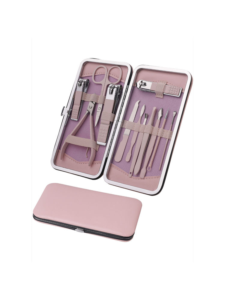 BUNGALOW BEAUTY Manicure Set Nail Clippers Pedicure Kit - Pack Of 12-picture-12