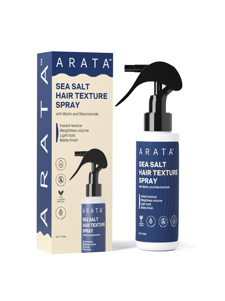 Arata Sea Salt Texture Hair Spray Infused With Sea Salt Biotin & Niacinamide