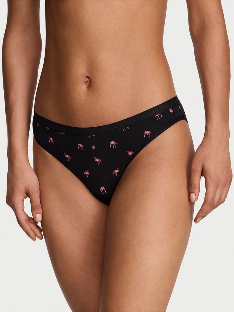 Victoria's Secret Stretch Cotton Bikini Panty Black-image-21